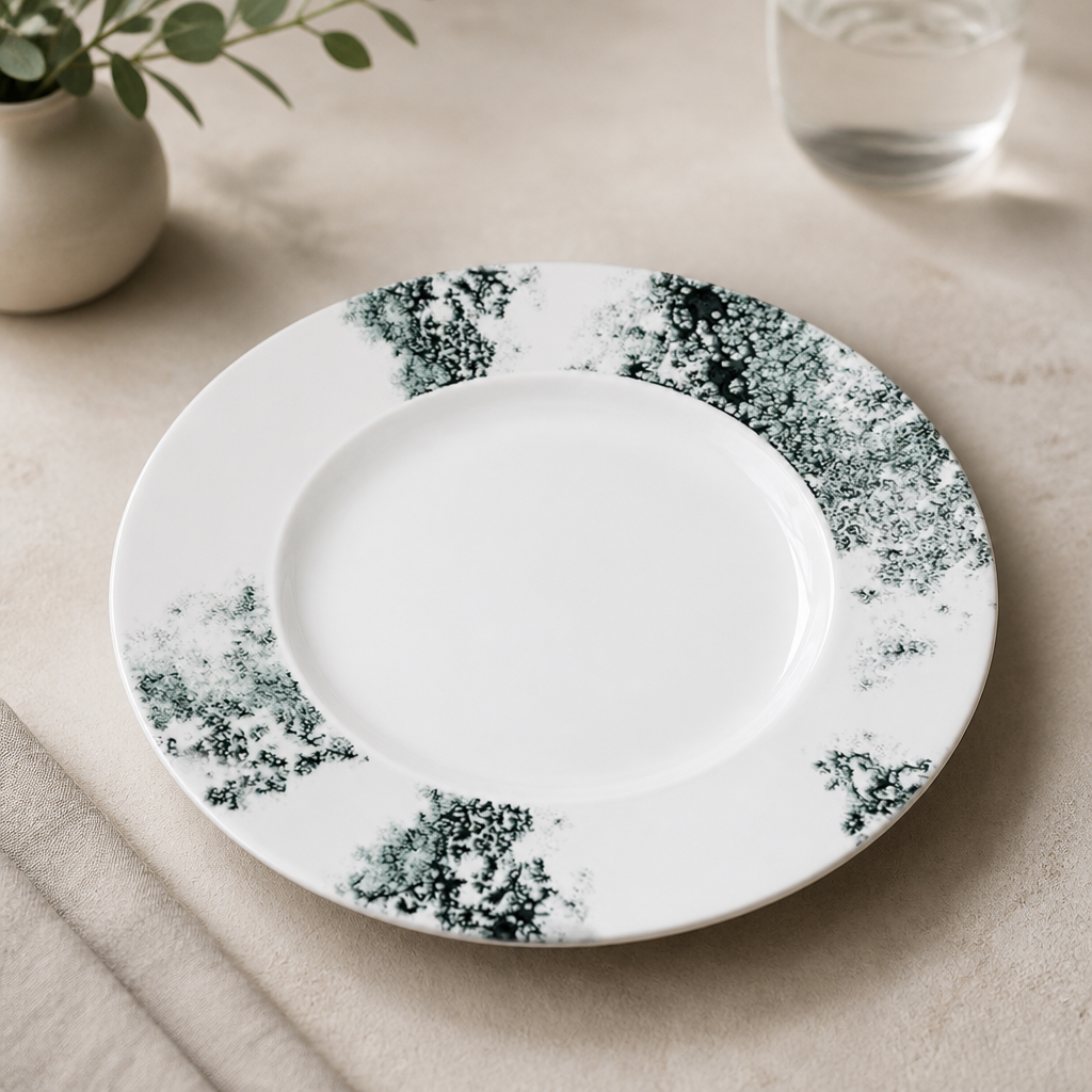 Commercial Smoke Rim Plates 280mm - 6 Pack