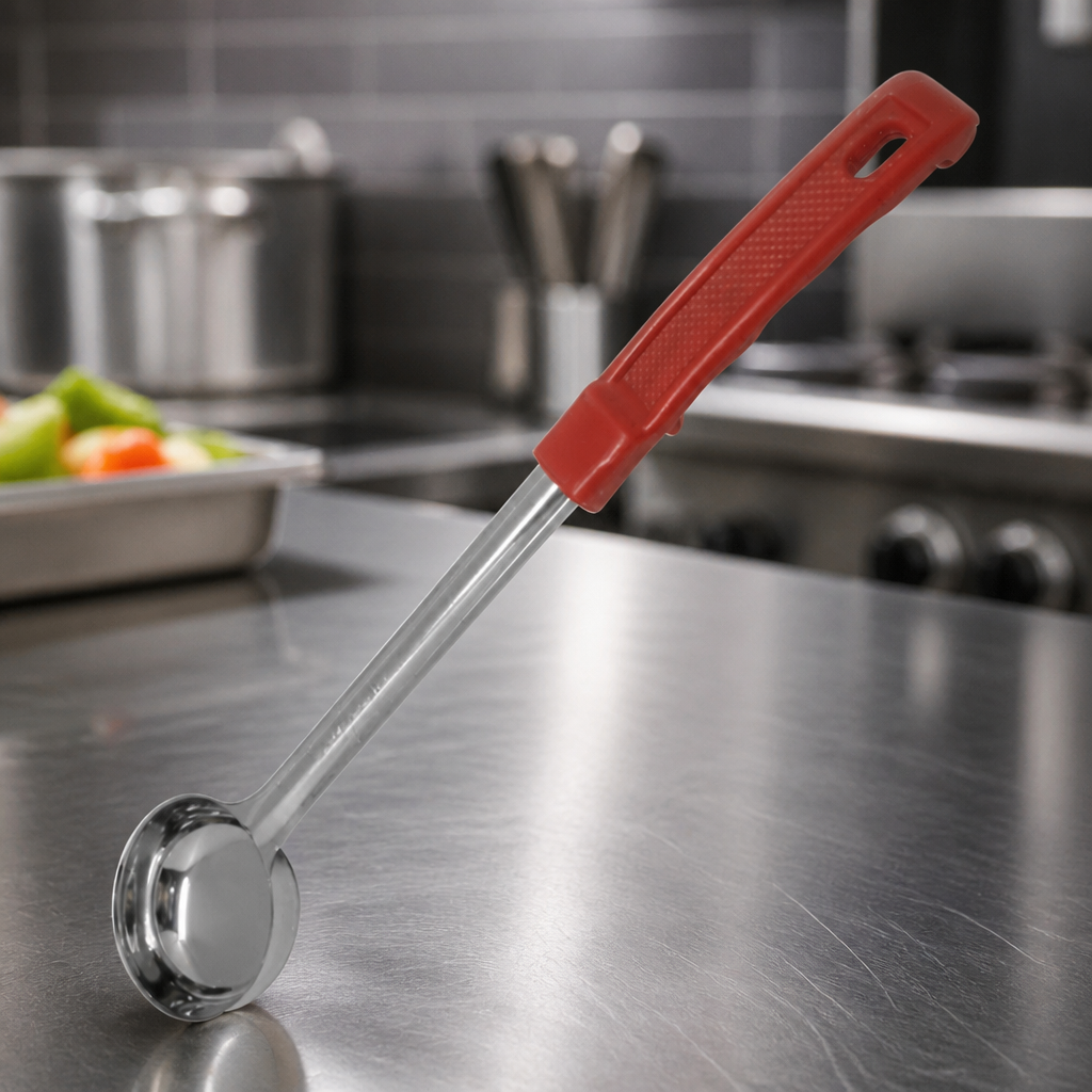 60ml Commercial Red Spoodle Ergonomic Stainless Steel Utensil