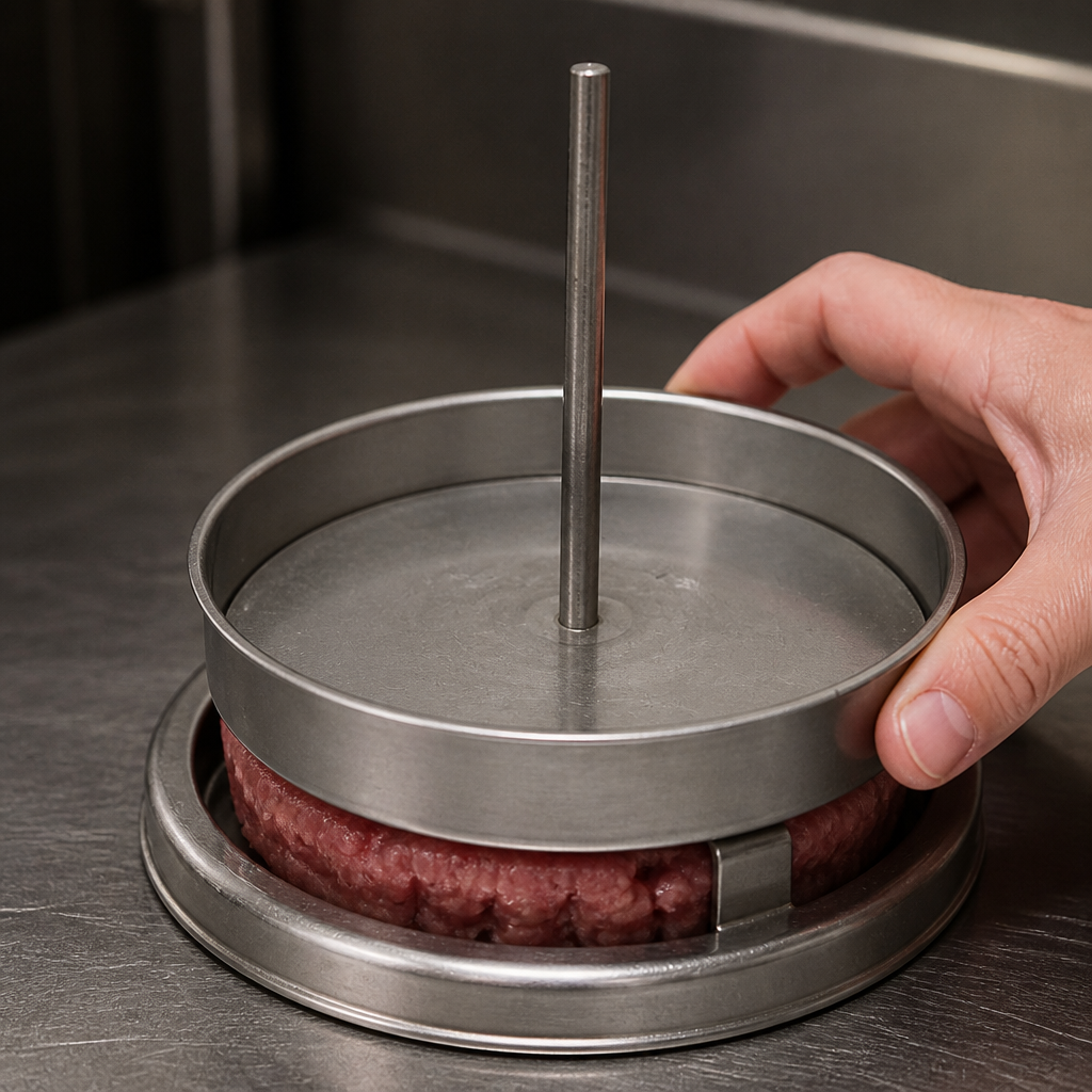180mm Commercial Burger Press Mould for adjustable patty shape