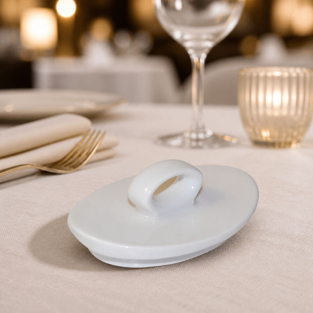 Commercial teapot lids 710ml porcelain 6 pack