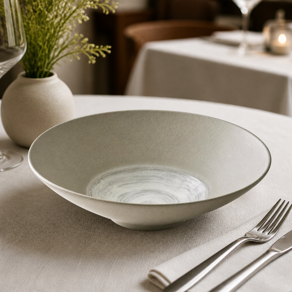 Commercial Stoneware Deep Bowls 260mm - 2 Pack