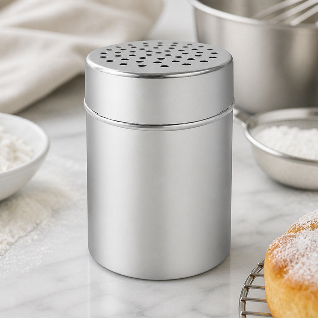 8oz Commercial Dredger with 3mm Holes for Seasoning Tasks