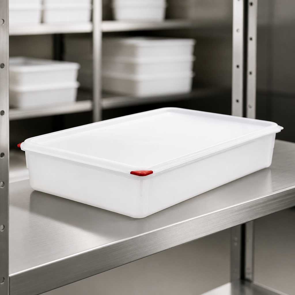 Commercial Food Storage Boxes 13.7Ltr Gastronorm Containers 4 Pack