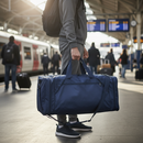 Premium Jumbo Sports Holdall with Padded Grip and Wet Pocket - 75x35CM, 74L Capacity