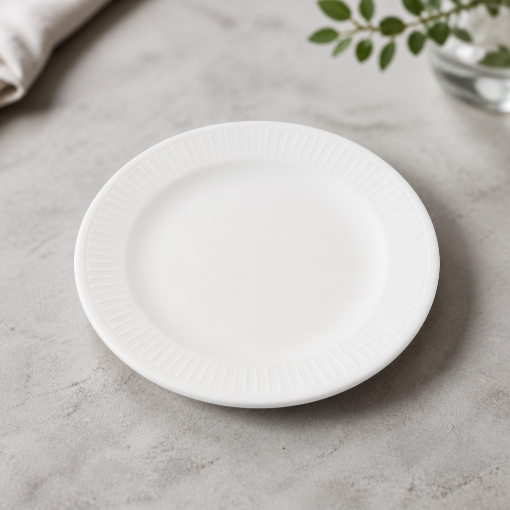 Commercial Rimmed Plates 170mm Pack of 12