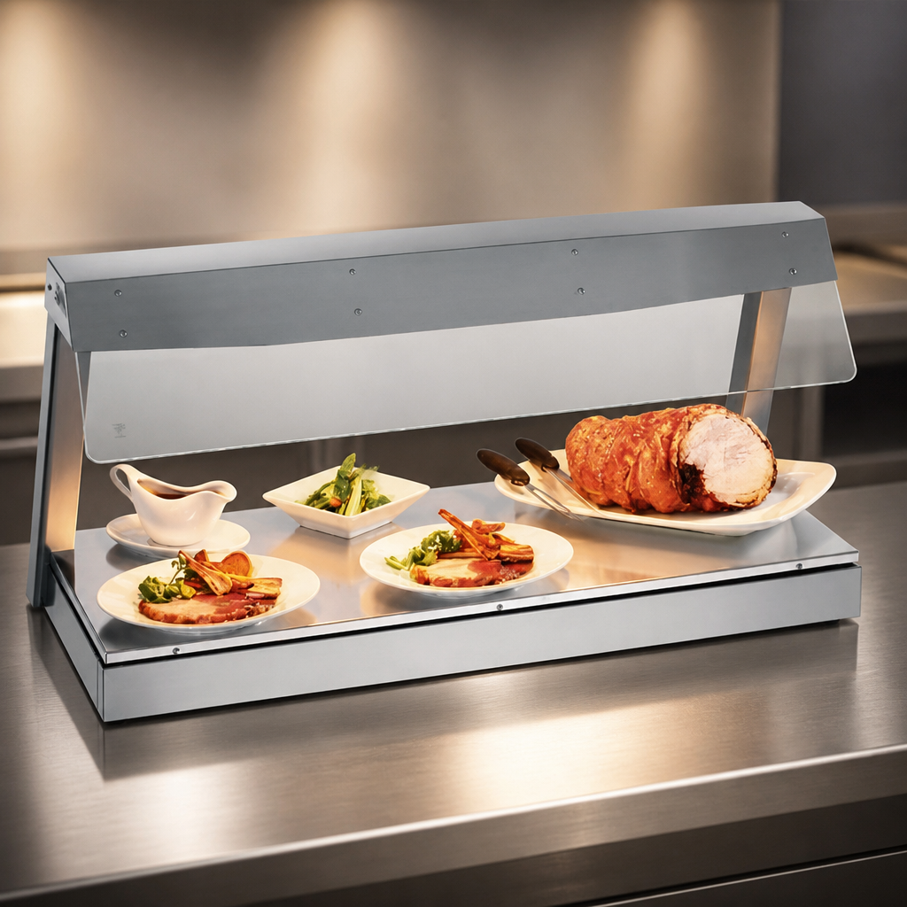 Commercial Electric Food Warmer with Gantry 3 x 1/1 GN