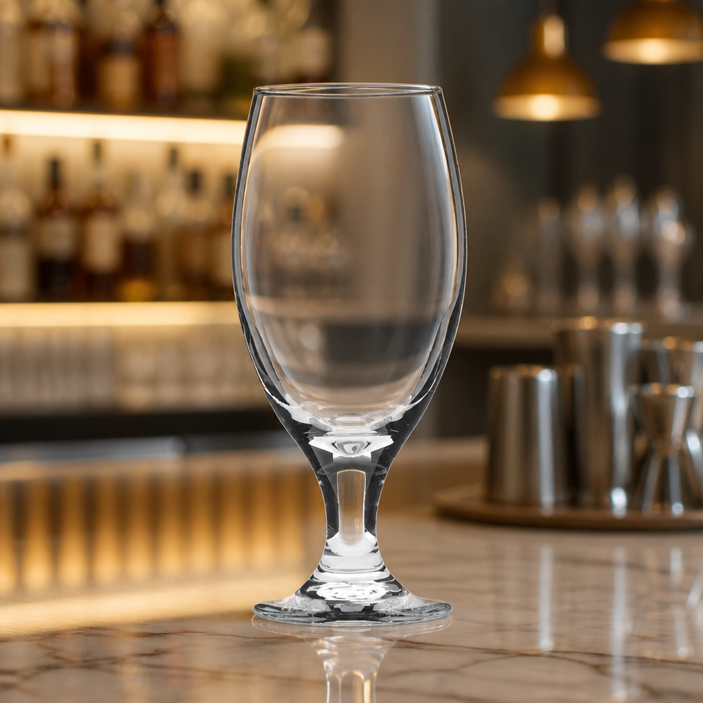 Commercial Stemmed Beer Glasses 440ml 15oz Pack of 12