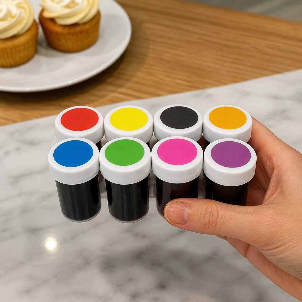 Commercial Cake Decorating Paste Colours Set - 8 Pack