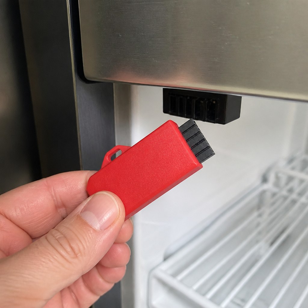 Upright fridge replacement parts 8mm x 49mm plastic component