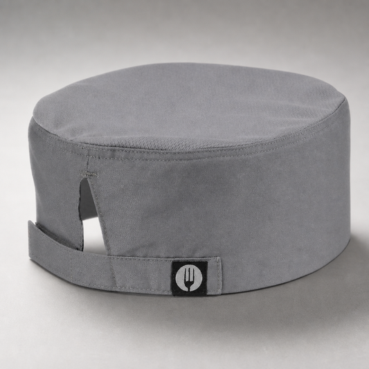 Lightweight Grey Cool Vent Beanie for Commercial Kitchen Use