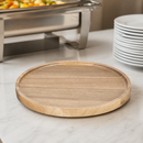 Commercial Acacia Round Plate 250mm Wooden Dinnerware