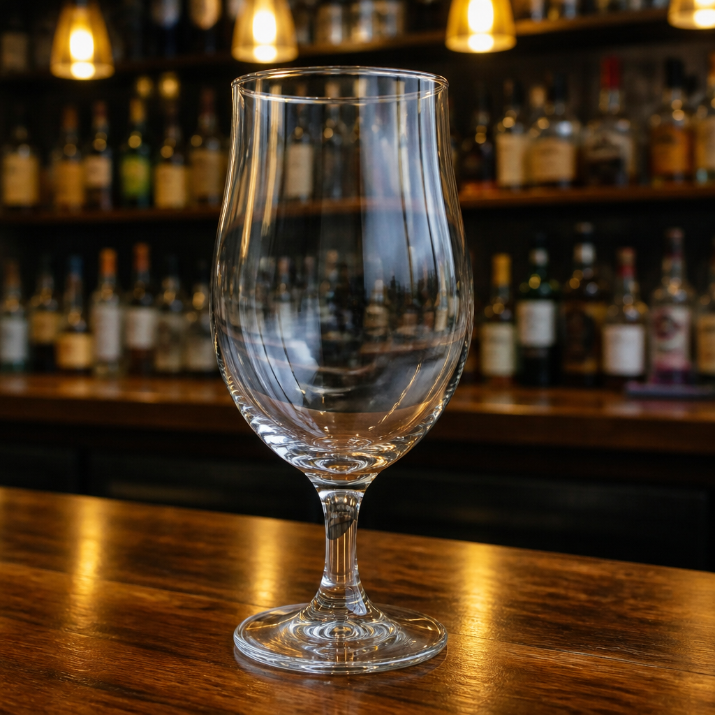 Commercial stemmed beer glasses 13.5oz 6 pack for bars