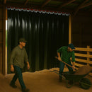 PVC Strip Curtain 400mm – Swivel Hinge, 60% Overlap Linear Metre