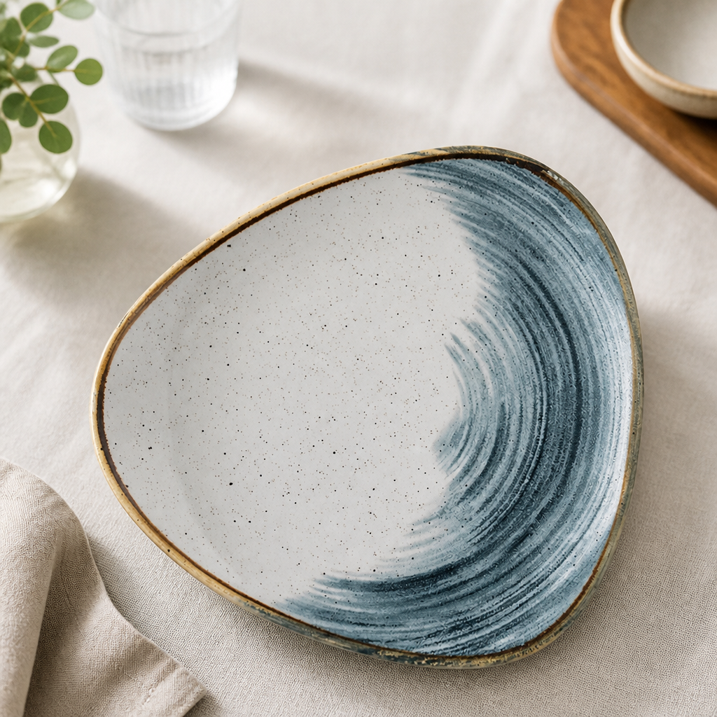 Commercial Accents Plate 254mm Blueberry 12 Pack
