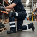 Premium Multi-Function Knee Pad Trousers with Reflective Strips and Internal Kneepad Pocket - Tall Leg Length