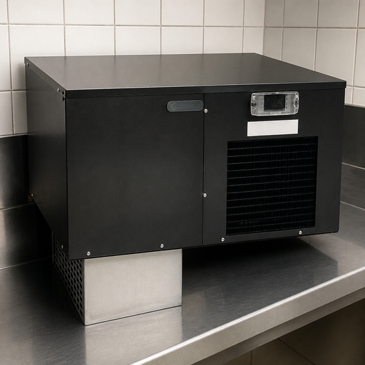 Commercial Kegerator Fridge 335mm High for Easy Cleaning