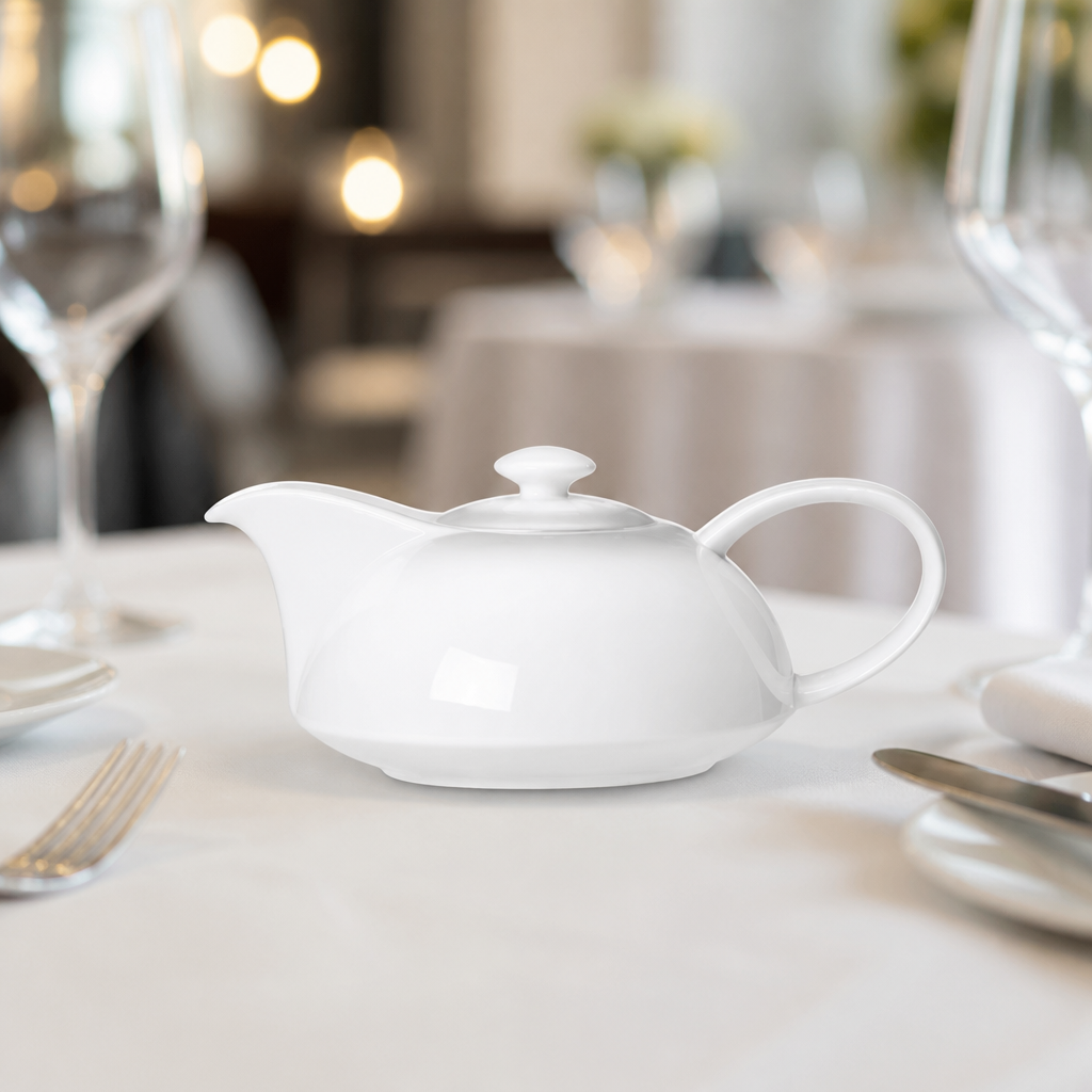 650ml Commercial Frost Teapot Set of 6 for Catering Use