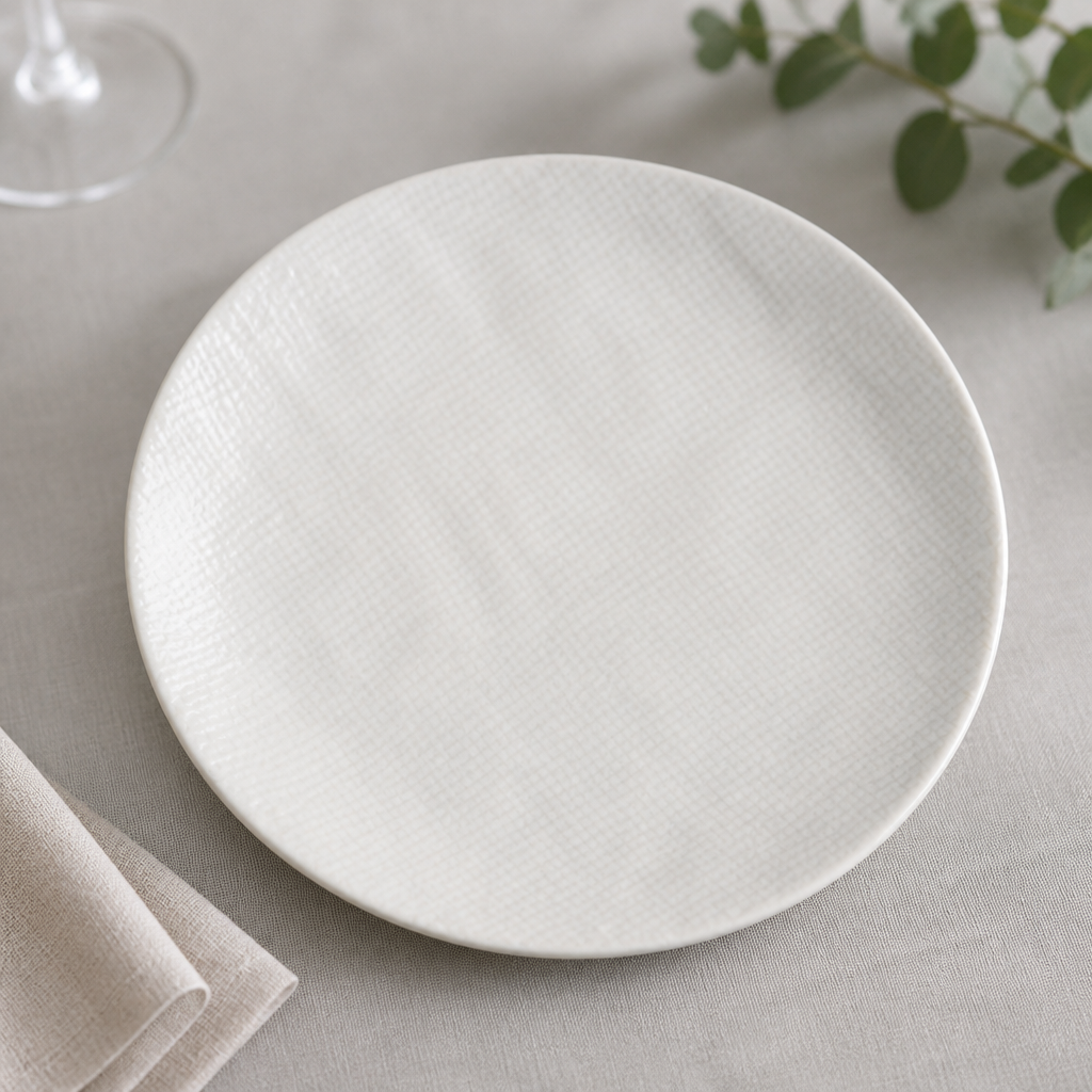 Commercial Coupe Plates 285mm Porcelain - 4 Pack