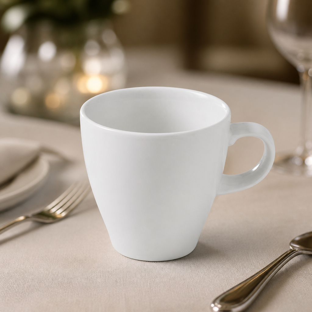 Commercial Tulip Cups 450ml Ceramic 6 Pack