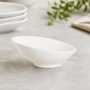 Commercial Appetizer Dishes White 95mm 24 Pack Porcelain