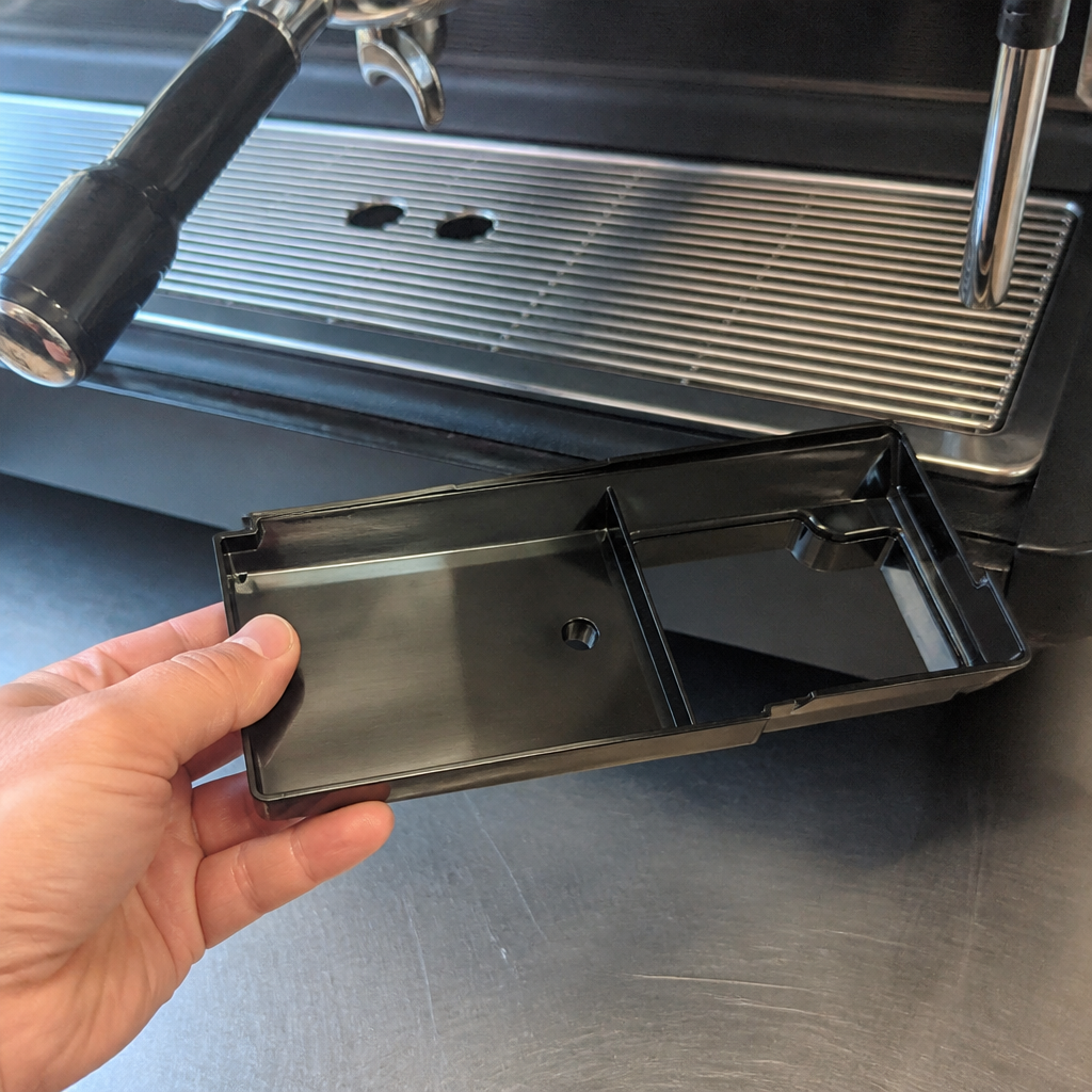 Commercial drip tray for bean to cup coffee machines 35mm high
