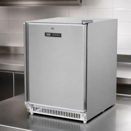 Commercial Under Counter Freezer 140L Stainless Steel