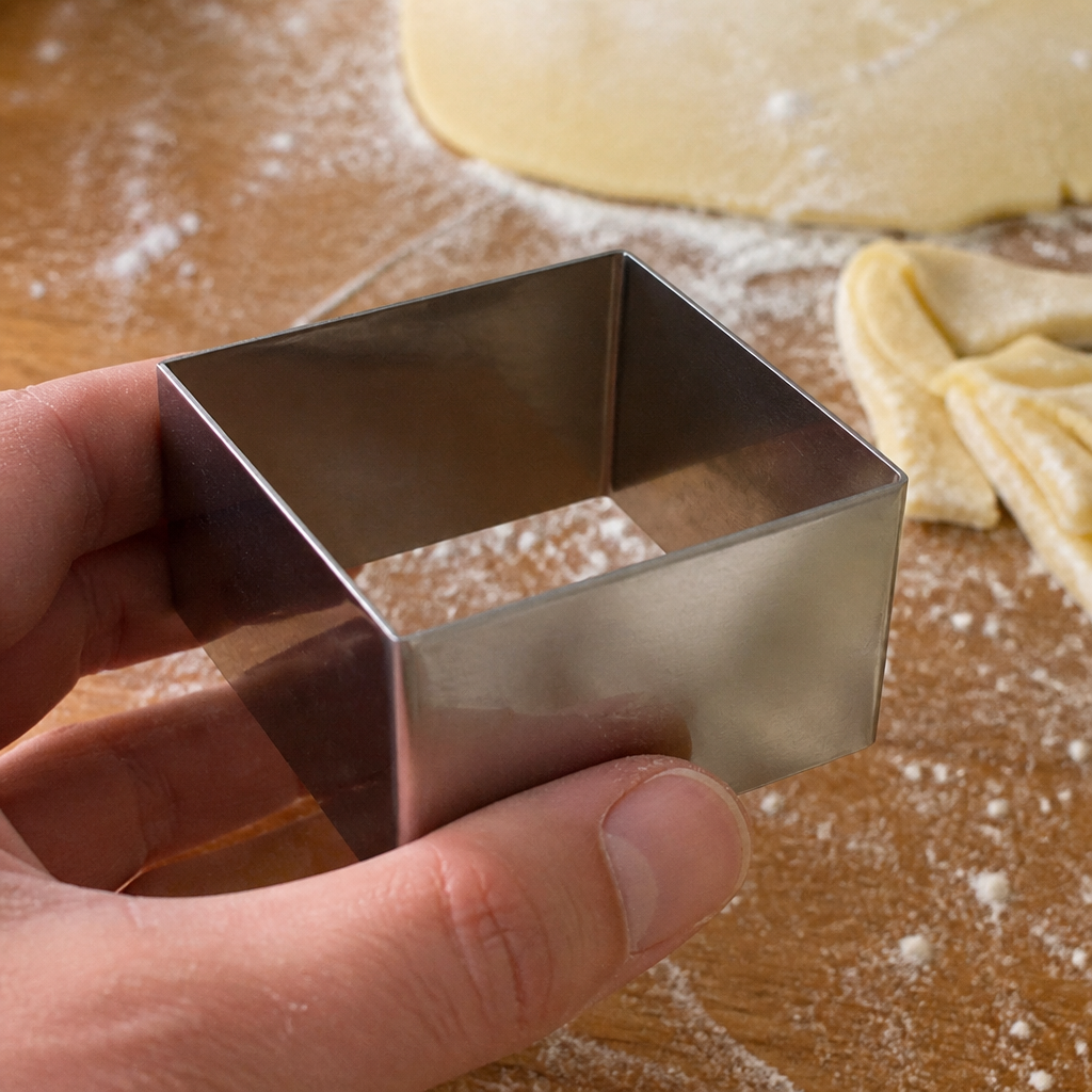 Commercial Mini Gateaux Mould 60 x 60mm for plating desserts
