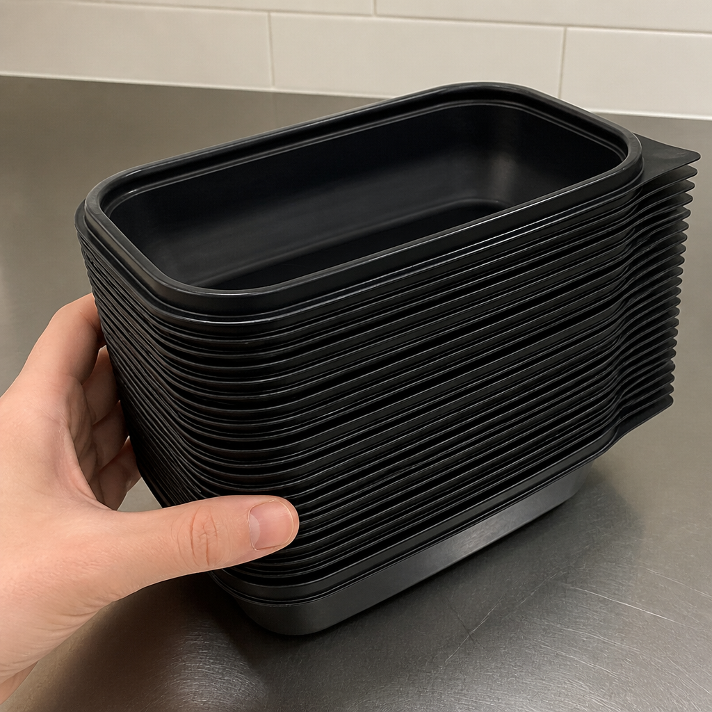 500ml Commercial Rectangular Food Containers 300 Pack