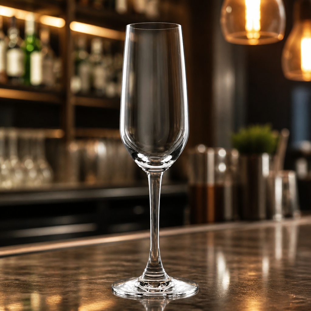 Commercial Champagne Flute Glasses 185ml - 6 Pack