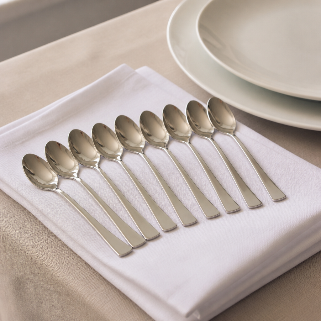 Commercial Stainless Steel Teaspoons 12 Pack 138mm Length
