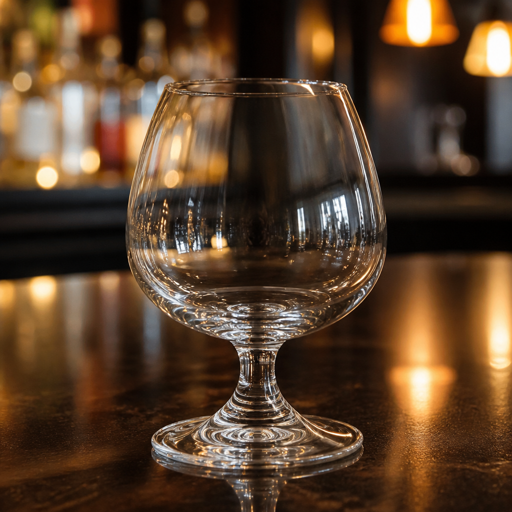 Commercial crystal brandy glasses 400ml 6 pack