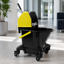 Commercial Mop Bucket and Wringer 13L Yellow Kitchen Use