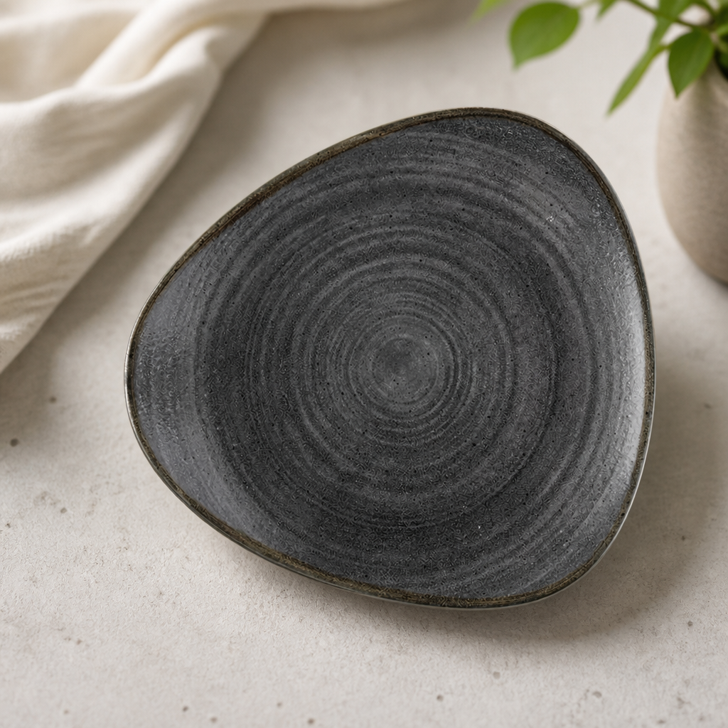 Commercial Raw Black Plate 229mm 12 Pack