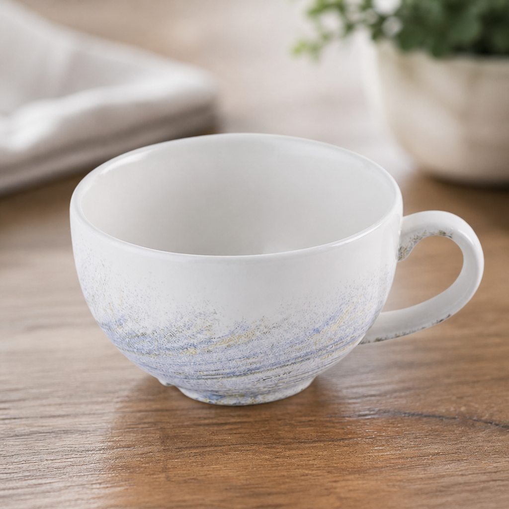 Commercial Cappuccino Cups 103ml - 12 Pack Durable Ceramic
