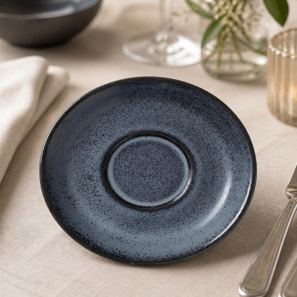 Commercial Vitrified China Coffee Saucers 154mm - 12 Pack