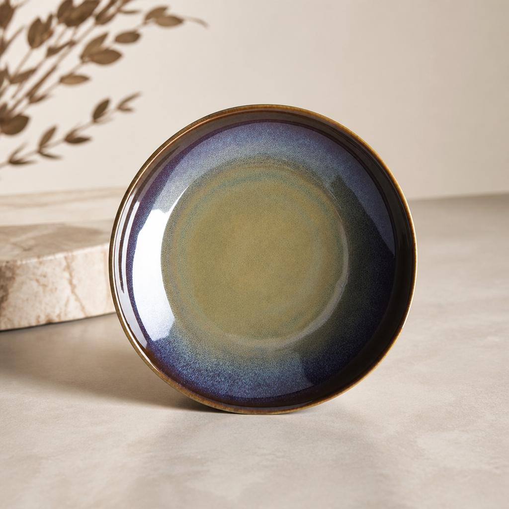 Commercial Aubergine Wide Salad Bowls 205mm Set of 6