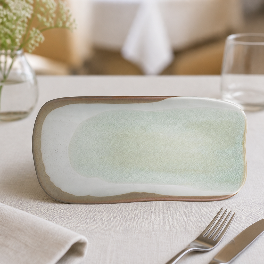 Commercial Forager Trays 343x173mm - 6 Pack Vitrified Stoneware
