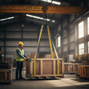 Premium Heavy Duty Yellow Lifting Sling 3 Tonne Capacity, 6 Metre Length for Safe Lifting and Rigging Applications