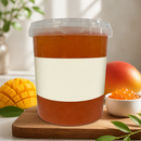 Commercial Mango Popping Boba Drink Topping 900g Tub