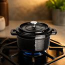 240ml Mini Pot Black for Commercial Cooking