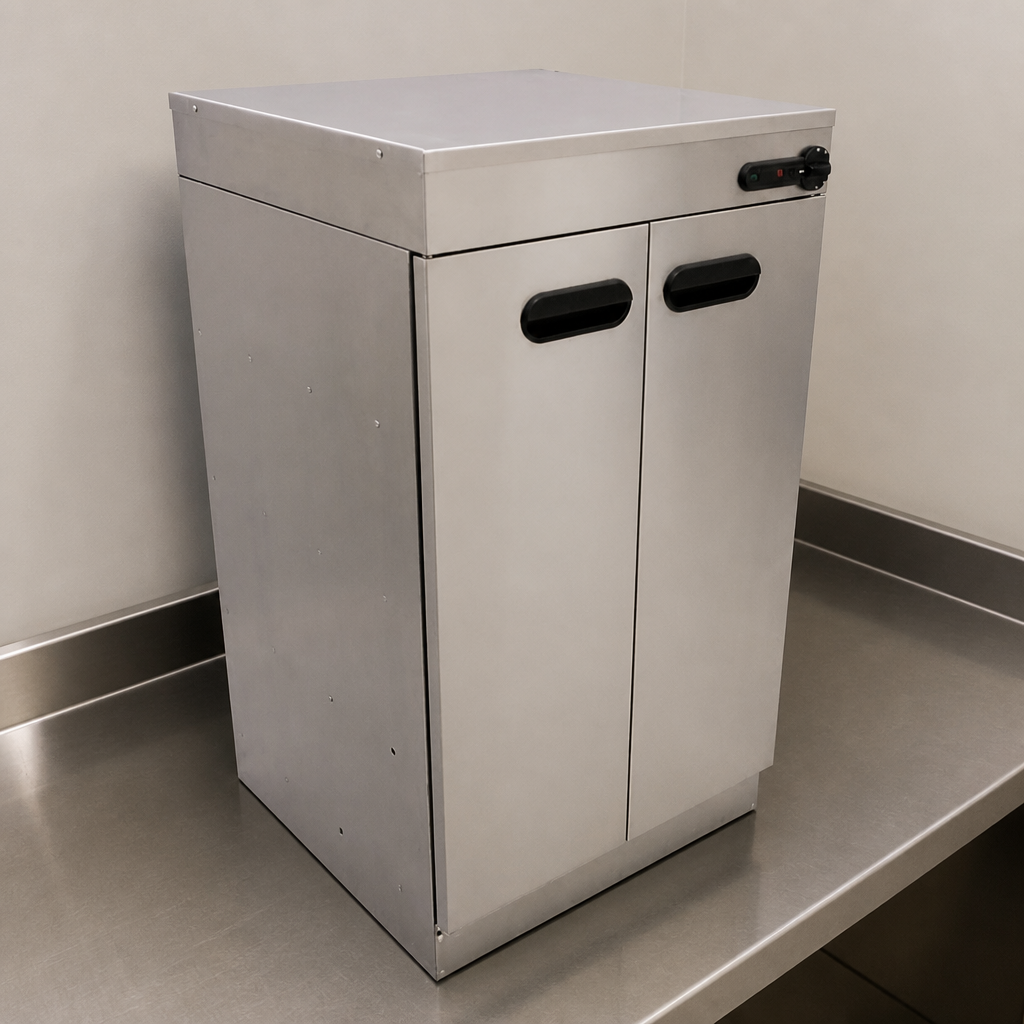 Commercial Double Door Plate Warmer for 240 plates