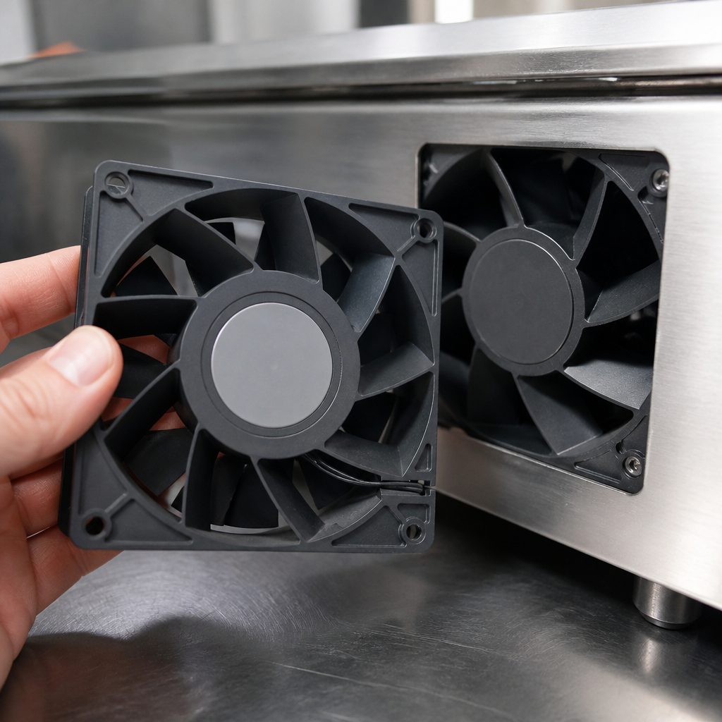Replacement fan for 14mm commercial induction hob