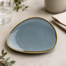 Commercial Triangular Side Plates Ocean 230mm - 6 Pack