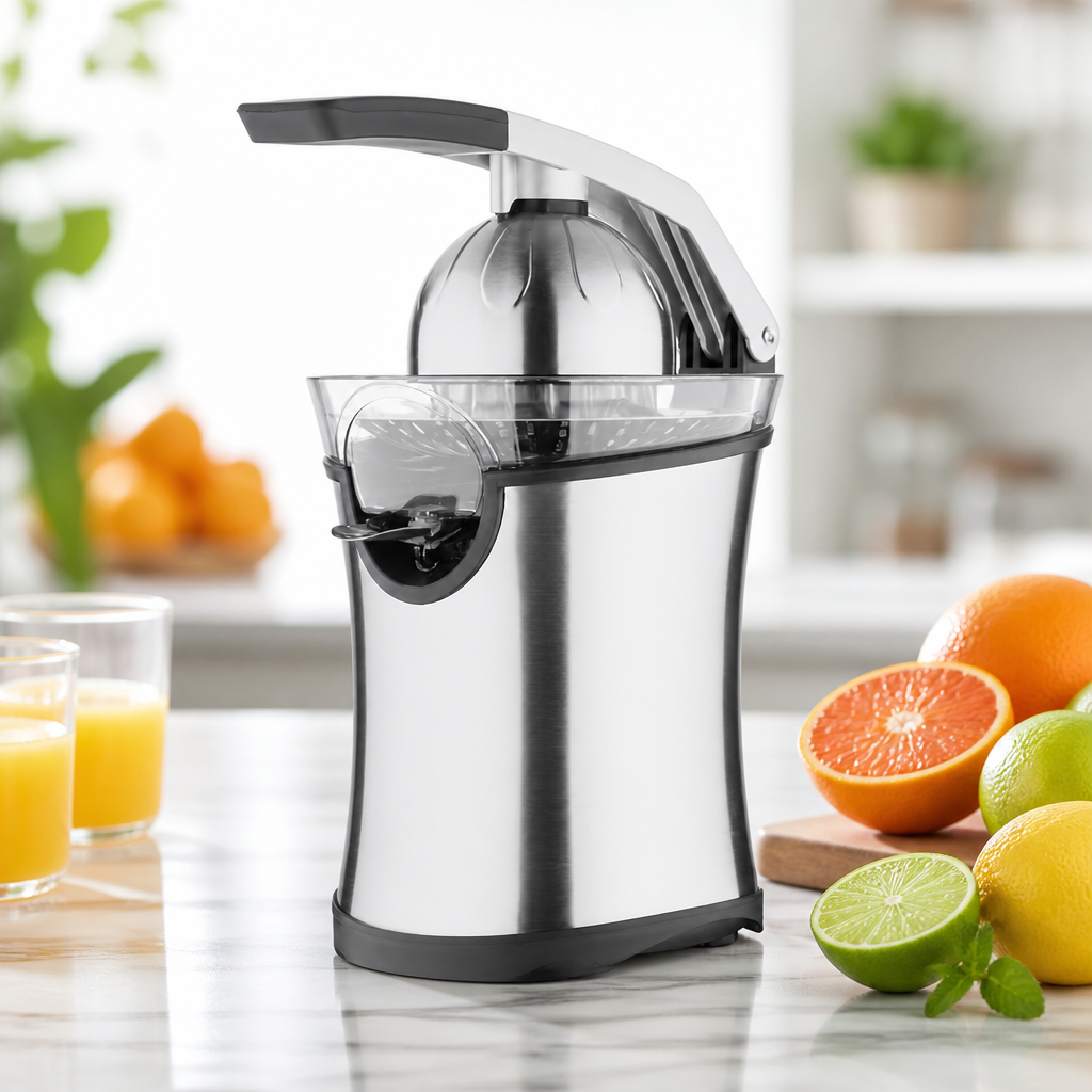 Commercial Citrus Juicer Stainless Steel 290mm High Capacity