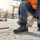 Premium Lightweight Blue and Black Safety Shoes S3 SRC for Comfort and Protection in All Work Environments