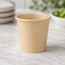 80ml Recyclable Condiment Pots 1000 Pack Paper Brown