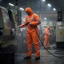 Premium High-Performance SMS Coverall Type 5/6 with Hi-Vis Reflective Tape for Enhanced Visibility and Comfort