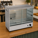Commercial Pie Cabinet 630mm Stainless Steel and Glass Display