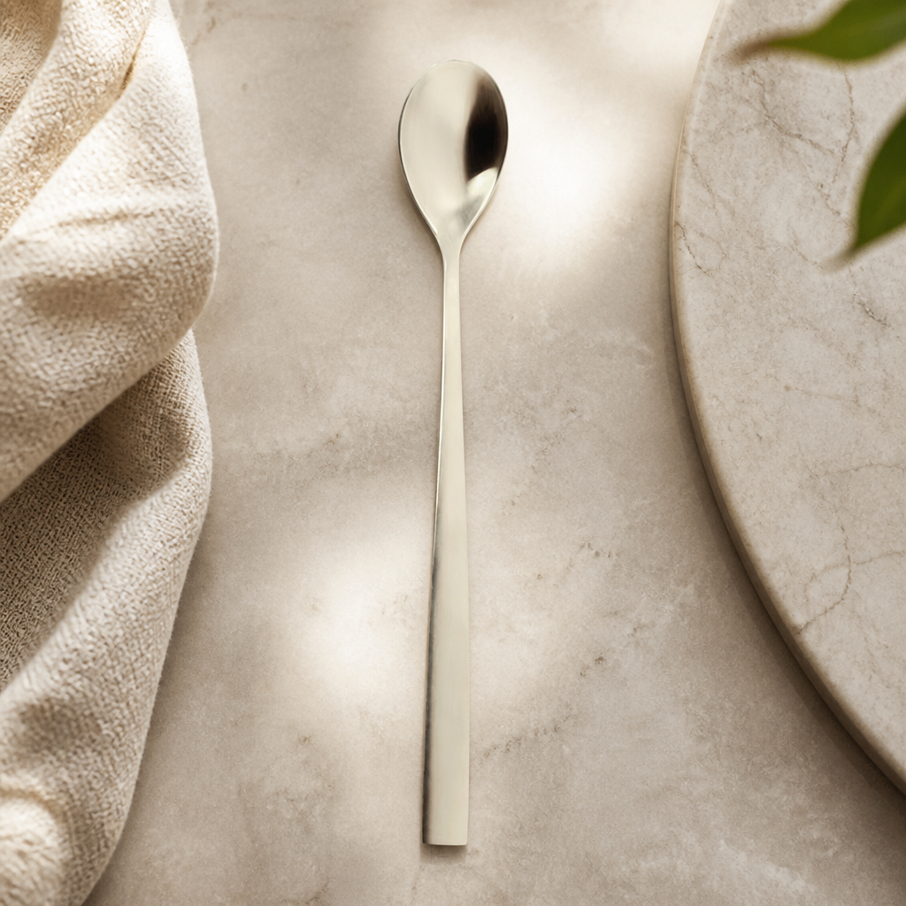 Commercial Latte Spoons 12 Pack Stainless Steel Satin Finish