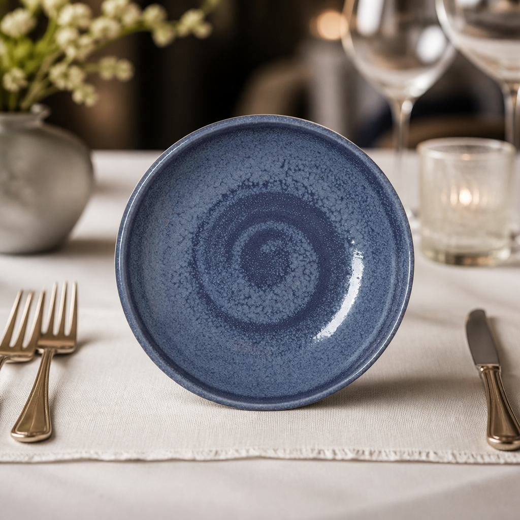 Set of 12 Commercial Coupe Plates 152mm for catering use
